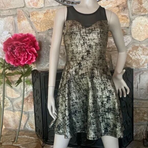 Fashion to Figure Dresses & Skirts - Plus size Gold and black cocktail dress